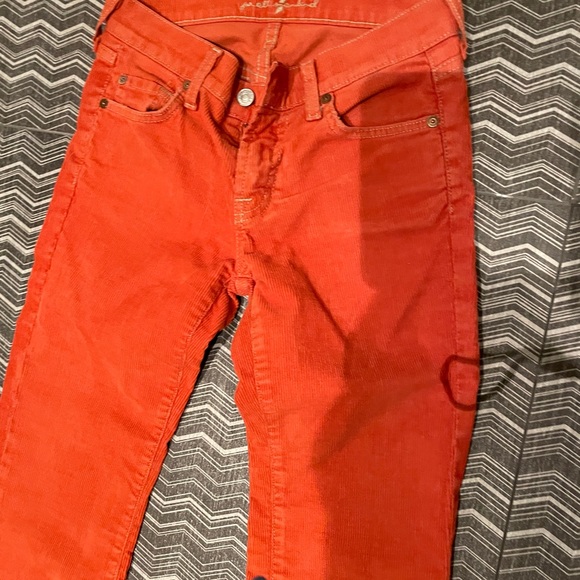Corduroy 7 jeans in perfect condition . Size 24. - Picture 4 of 4